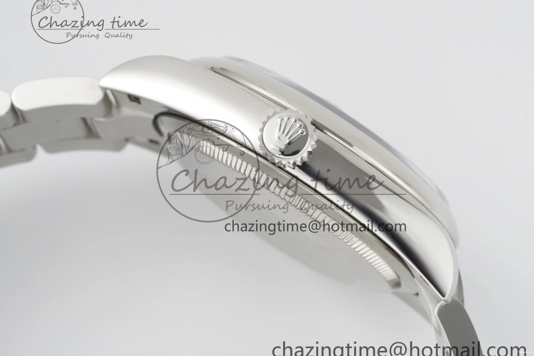 Steel Oyster DateJust 36 Textured Dial V2 on 904L JDF Blue VR3235 SS Bracelet 0228